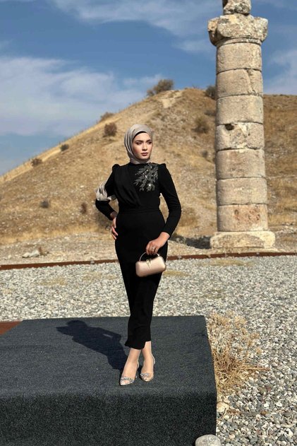 Orkide Abiye - Siyah