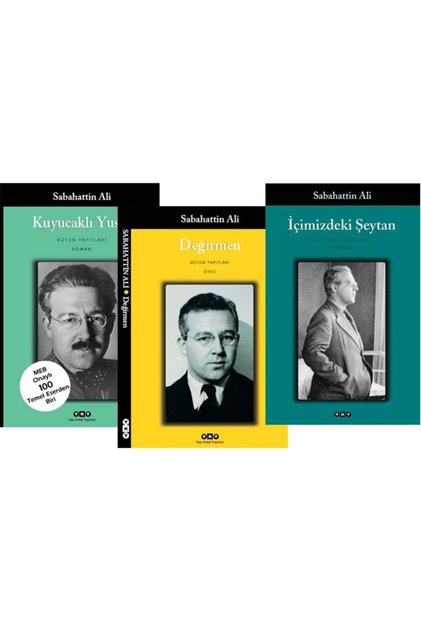 Kuyucaklı Yusuf - Değirmen - içimizdeki Şeytan (sabahattin Ali 3 Book Set)