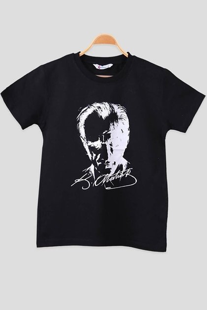 Unisex Young Adult Flag with Crescent Star and Ataturk 23 April 29 October 10 November Demonstration T-shirt
