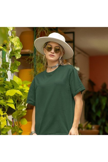 Women's Crew Neck T-Shirt Regular Cotton Basic T-Shirt (Comfortable Fit)