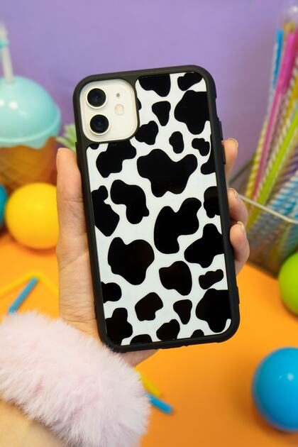 iPhone 11 Milky Cow Design Glossy Phone Case