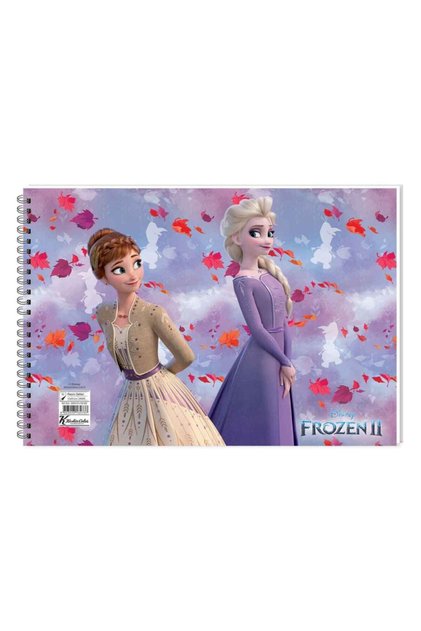 Frozen Picture Notebook 25 X 35 cm15 Sheets Elsa Anna Flying Leaves