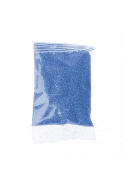 Mavi Kum Akvaryum Deniz Plaj Teraryum Silis Kumu Hediyelik 1kg El Işi Süsleme Kumları