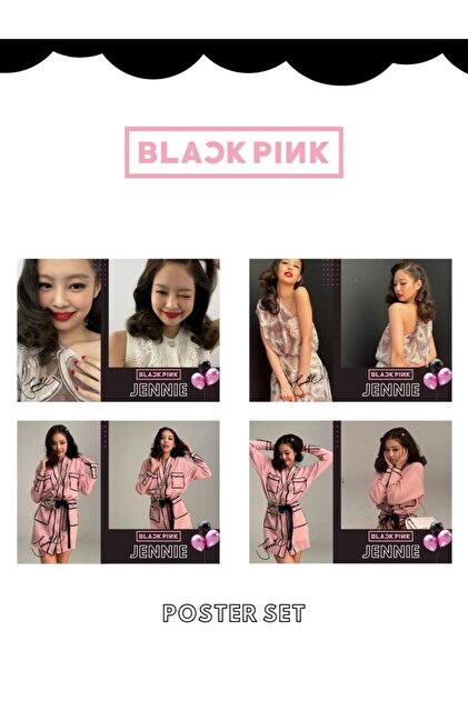 BLACK PINK Blackpınk '' Jennıe '' Poster Set (4 Adet) - Fiyatı