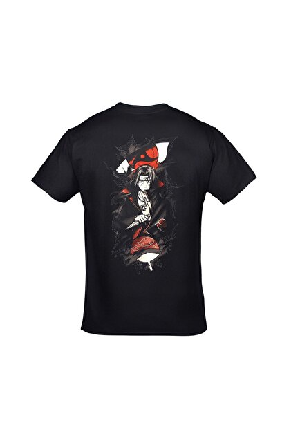 Genel Markalar Naruto Akatsuki Itachi Uchiha Crows Baskılı Unisex