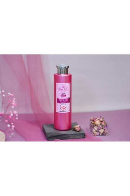 Rose City Doğal Gül Suyu Gri Kapak 380 Ml