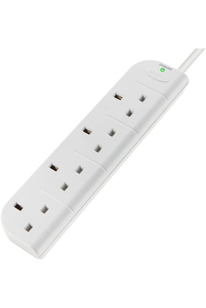 Power Extension 4 Outlet with 1 Meter Cable