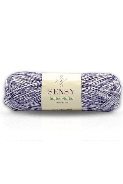 SENSY Premium Softee Raffia Yumuşak Ebruli Kağıt İp Çok Renkli