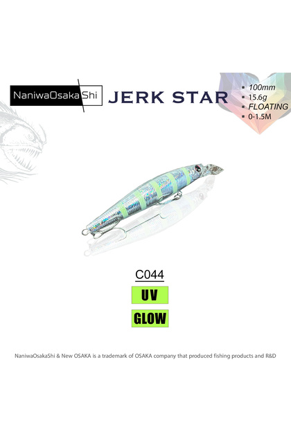 JERKSTAR 100MM 15.6G COLOR:C044 SAHTE BALIK