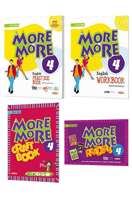 Kurmay ELT 4.SINIF MORE & MORE PRACTICE BOOK (4'LÜ SET