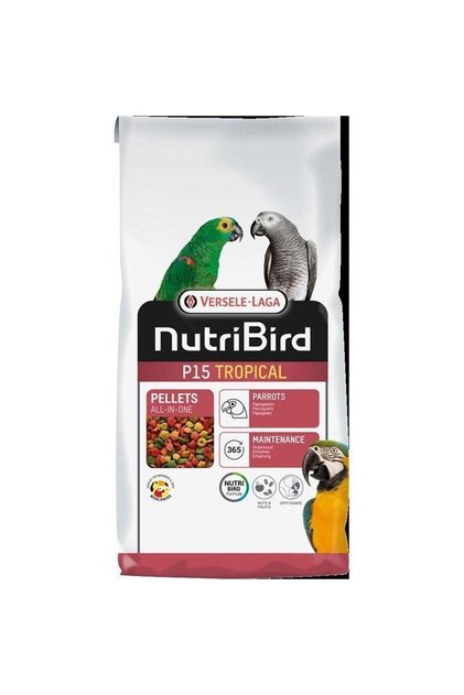 Nutribird P15 Tropikal Papağanlar Için Pelet Yem 1 Kg Yeni Paket