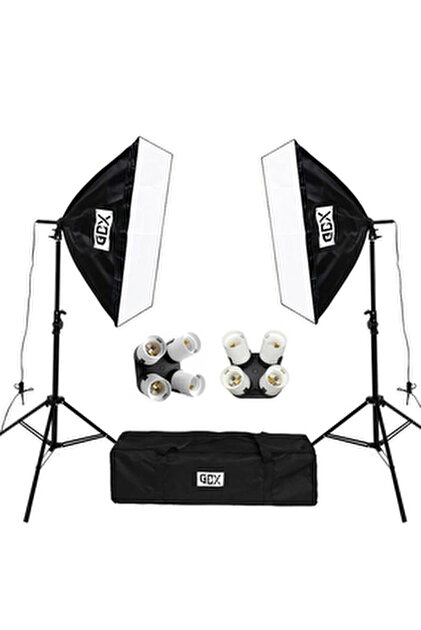Gdx TLB-2 Twin Pro 50x70 Softbox Kit - Lambasız - Fiyatı, Yorumları