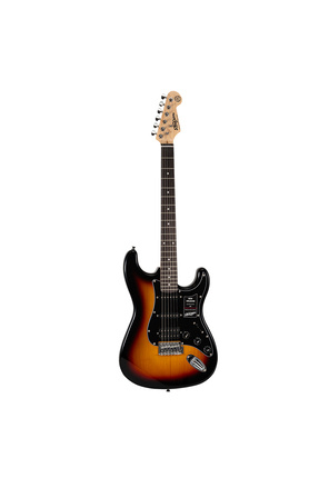 SQUIER Fender Squier Sonic Stratocaster HSS Black Elektro Gitar