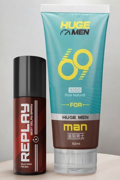 69 Penis Büyütücülü, Sertleştiricili ve Geciktiricili Krem Replay 16 ml Resetsiz Uzatma sprey