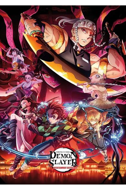 Poster City Demon Slayer Anime Posteri - Çerçevesiz Parlak