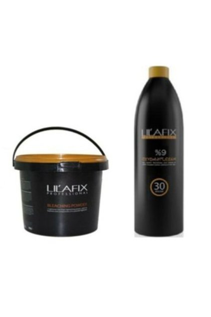 Mavi Toz Açıcı 1000 gr Ve 30 Volume Oksidan 1000 ml