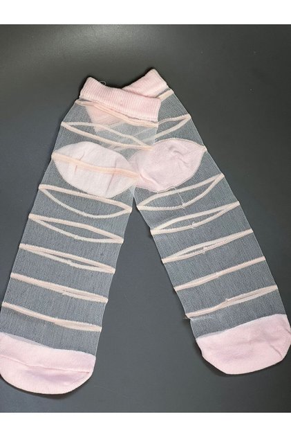 Women's Pink Tulle Socks 3 Pairs