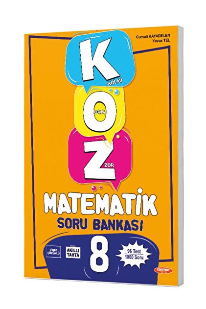 Kurmay Yayınları 8. Sınıf LGS KOZ Serisi Matematik Soru Bankası