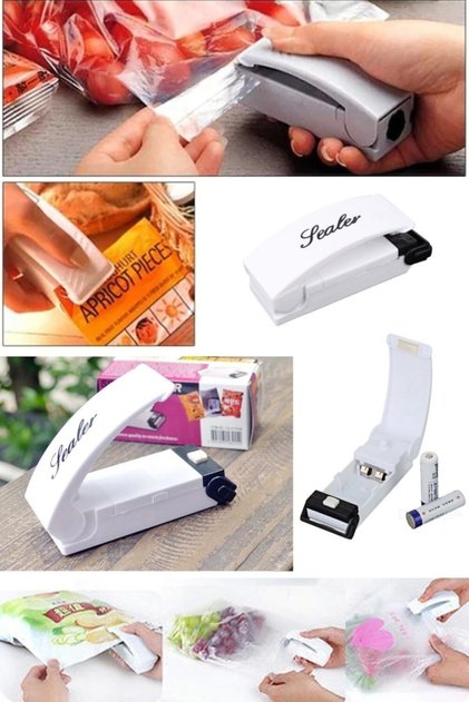 Poşet Kapatıcı Sealer Isıtıcılı Poşet Ağzı Yapıştırma Makinesi