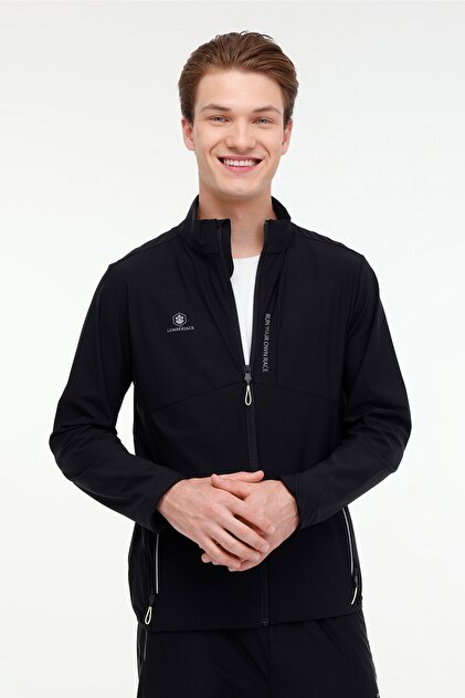 Lumberjack ML QUANE 18PRF2026 4FX Siyah Erkek Eşofman Üstü