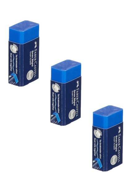 Exam Eraser Blue 3-pack 187170