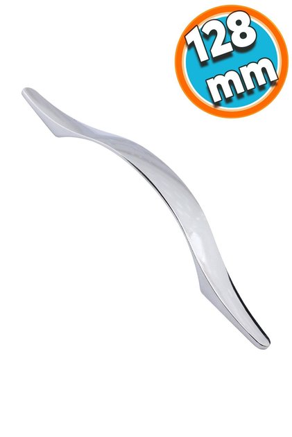 Furniture Kitchen Cabinet Drawer Cabinet Door Handle Handle Chrome Metal Handle 128 mm