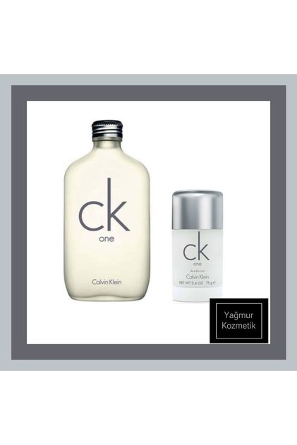 CK One Edt 200ml.Parfüm 75ml Stick Set.