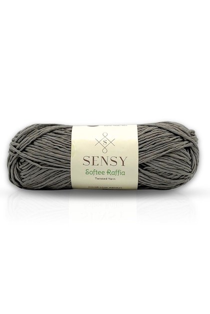 Premium softee raffia soft rafia yarn paper yarn crochet yarn hand knitting yarn hobby yarn supla yarn bag yarn gray