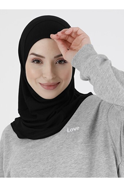 حجاب رياضي مسطح من هانفيندي - أسود - (ST043)، (ID 7804301)