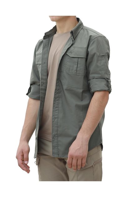 311 Dayanıklı Ripstop Taktik Outdoor Haki Gömlek