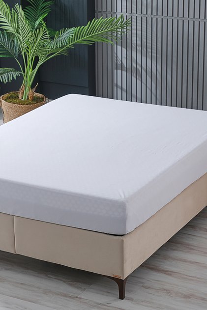 Softy Sıvı Geçirmez Fitted Alez 160 x 200 cm - Beyaz