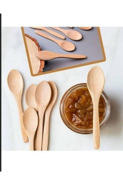 6-Piece Wooden Board Spice And Honey Spoon Fma03454