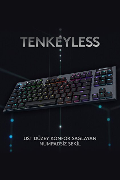 logitech G G915 Tkl Lightspeed Rgb Clicky Switch Ingilizce Q