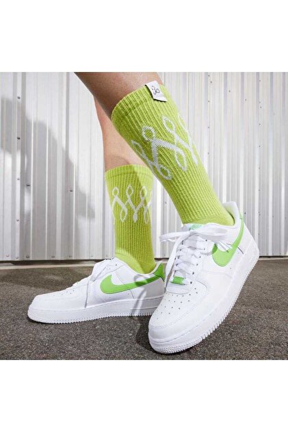 NIKE AIR FORCE 1 ホワイト グリーン Nike Air Force 1 07 White Action Green - Fiyatı, Yorumları