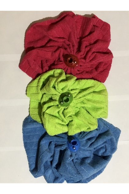 3'lü Mikrofiber Havlu Vileda Paspas Mop Yedek Ucu