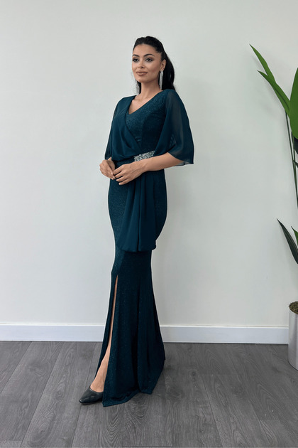 green emerald velvet dress Scarf Solid Color Shawl Girls Gift Scarf Thin Scarf Emerald Green Wraps  Sunscreen Cape Travel Shawl (200 * 135 cm) at Amazon Women's Clothing store main image 1