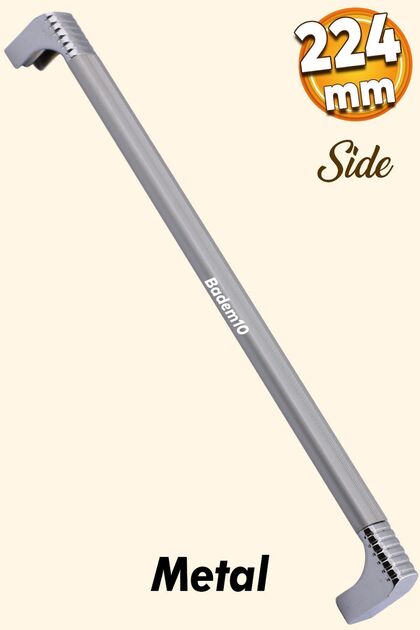 Side 224 Mm Dolap Kulpu Dolabı Kulpları Mobilya Mutfak Çekmece Kulbu Metal Kulp Krom Renk 224 Mm