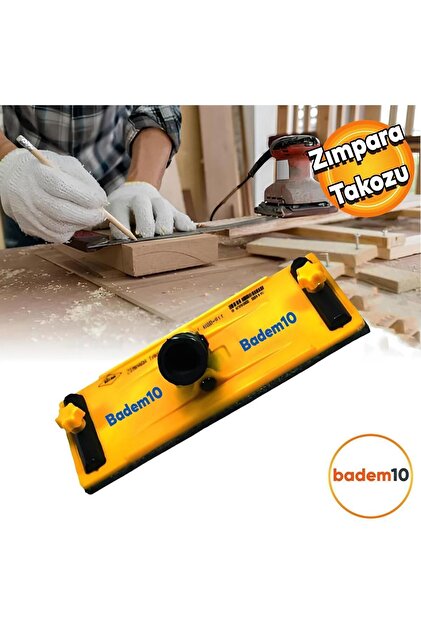 Badem10 Master Oynar Saplı Duvar Alçıpan Zımpara Malası Takozu