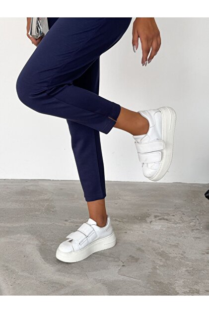 Noa Noa Narrow Leg Modal Sweatpants - Slit Detail- Trendyol