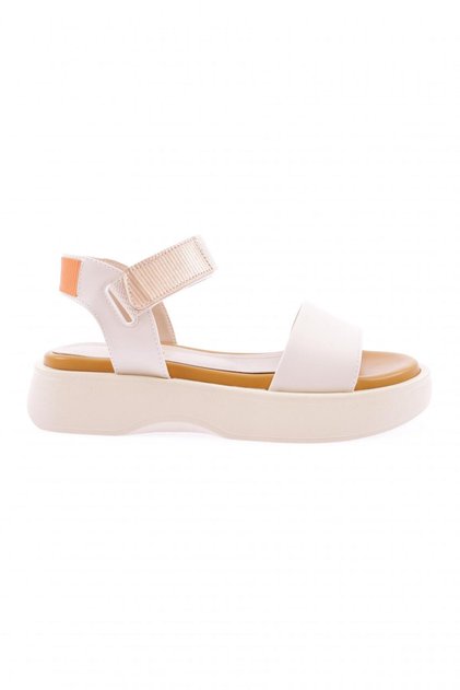 Women's Thick Strap Sandals Beige 59363138