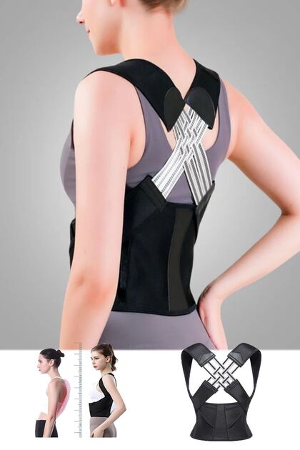 Posture Corrector Brace for Men and Women, Adjustable Back Brace, Anti-Humpback, Shoulder and Back Corrector.