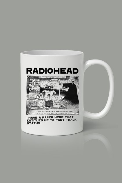 RadioHead Baskılı Kupa Bardak