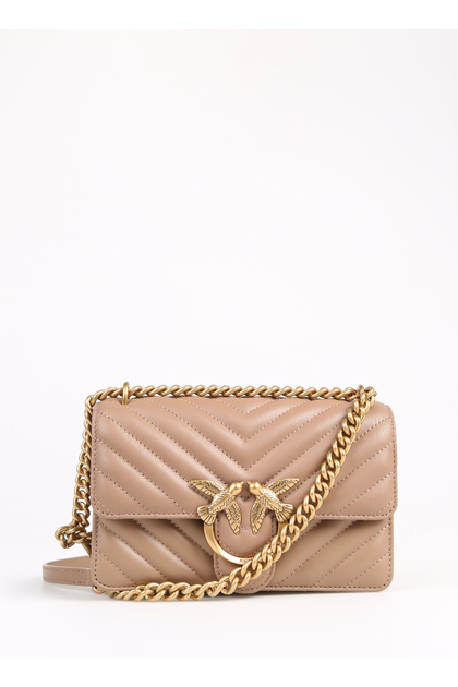 PİNKO Pinko Deri Taba Kadın Omuz Çantası 100074-A0GK - Fiyatı