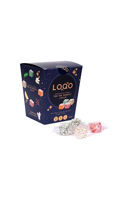 200Gr Mixed Fruit Flavored Turkish Delight Box