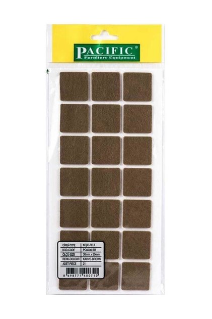 Yapışkanlı Masa Sandalye Keçesi Zemin Koruyucu Keçe 1 Paket ( 30 X 30 )