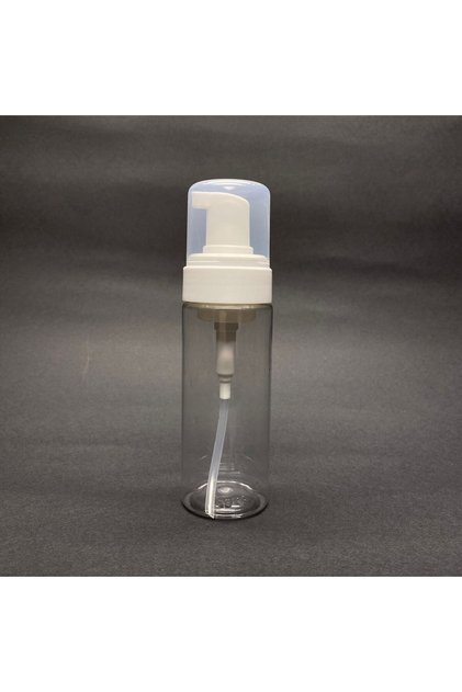 150 CC KÖPÜK YAPICI POMPALI ŞİŞE - ŞEFFAF - BEYAZ KÖPÜK POMPA BEYAZ ŞİŞE - 150 ML ŞİŞE KÖPÜK POMPASI
