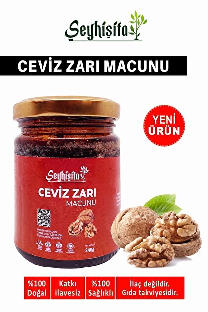 Şeyh i Şifa Ceviz Zarı Macunu - Fiyatı, Yorumları