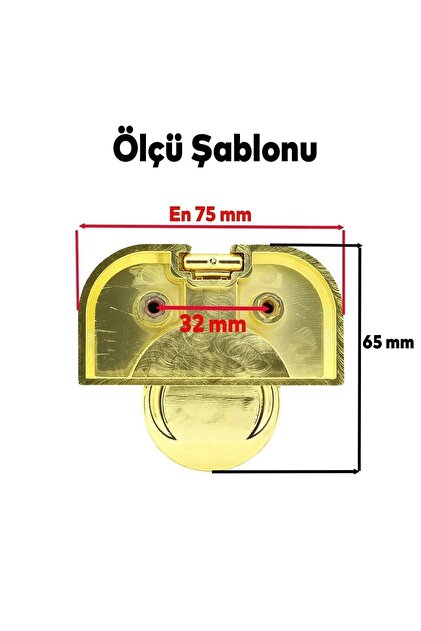 Badem10 Luca Mobilya Mutfak Çekmece Dolap Dolabı Kapak Kulpu