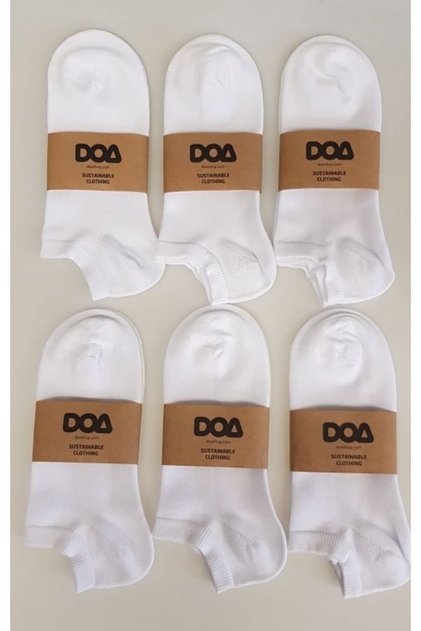 Doa Organic Cotton Rich Booties Socks - Pack of 6