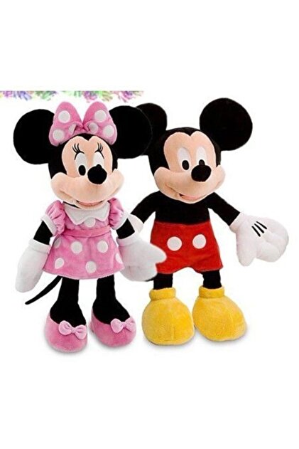matchbang Disney Mickey Ve Minnie Mouse 36 Cm Peluş Orjinal